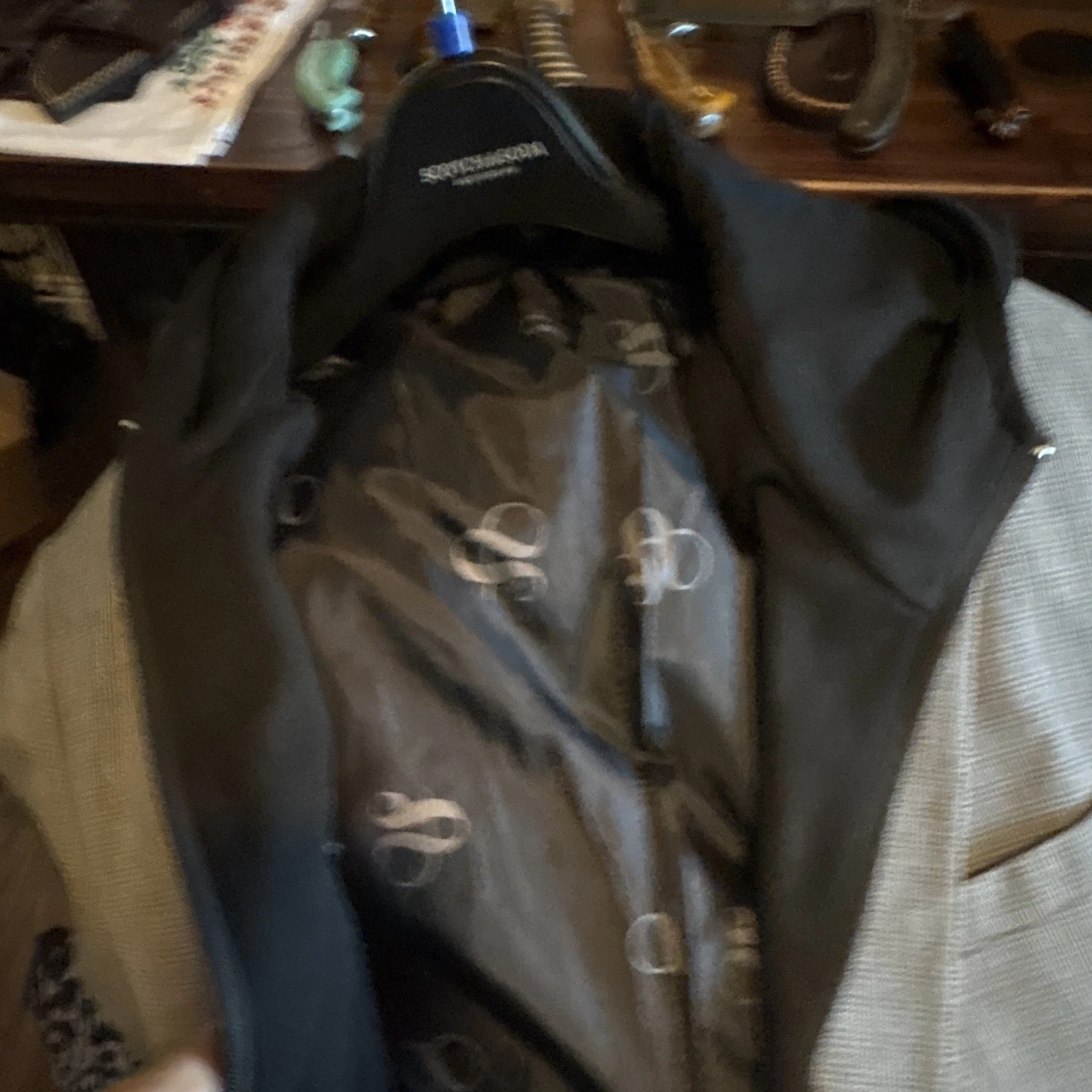 Scotch & Soda Men's Gray Sport Coat Jacket 2XL 46" Chest Notch Button image 4