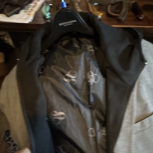 Scotch & Soda Men's Gray Sport Coat Jacket 2XL 46" Chest Notch Button image 4