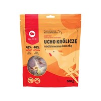 Maced Kaninchenohr Mit Ente Leckerlis Des Trainers 500 G