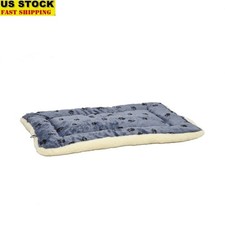 Reversible Pet Crate Mat Machine Washable Comfortable Dog Cat Bed Soft Pad New