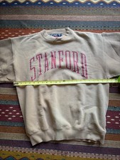 Vintage Stanford Galt Sand Made In USA Brown Sweatshirt Size Large
