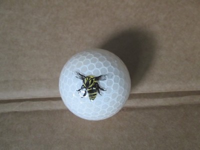 Volvik Crystal #2 Bumble Bee - Logo Used Golf Ball