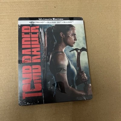 Tomb Raider Édition SteelBook (2018, 4K+ Blu-ray + Blu-ray 3D) Neuf Sous Blister - Photo 1/3