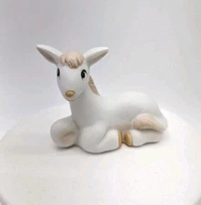 Homco Nativity Donkey Figurine Replacement Porcelain Childrens Manger Scene 5502