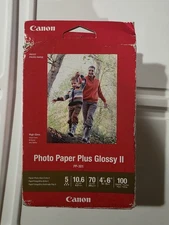 Canon Photo Paper Plus Glossy II  Inkjet Print Photo Paper 100 Sheets