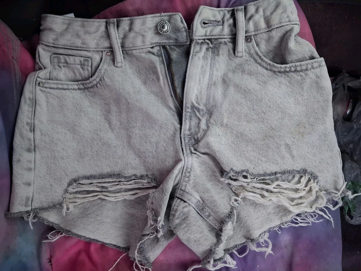 Gray Denim Shorts for Women for sale | eBay