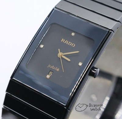 Keramikuhr 4 Diamanten 24 mm kratzfest Rado Ceramica Jubilee 111.0348.3