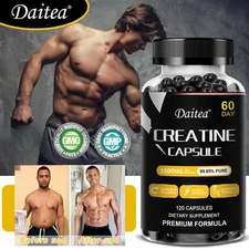 Creatine Monohydrate 3500mg 120 Capsules Creatine Muscle Endurance Fitness
