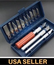 Juego de cuchillas de afeitar para bisturí de cuchillo de laboratorio dental