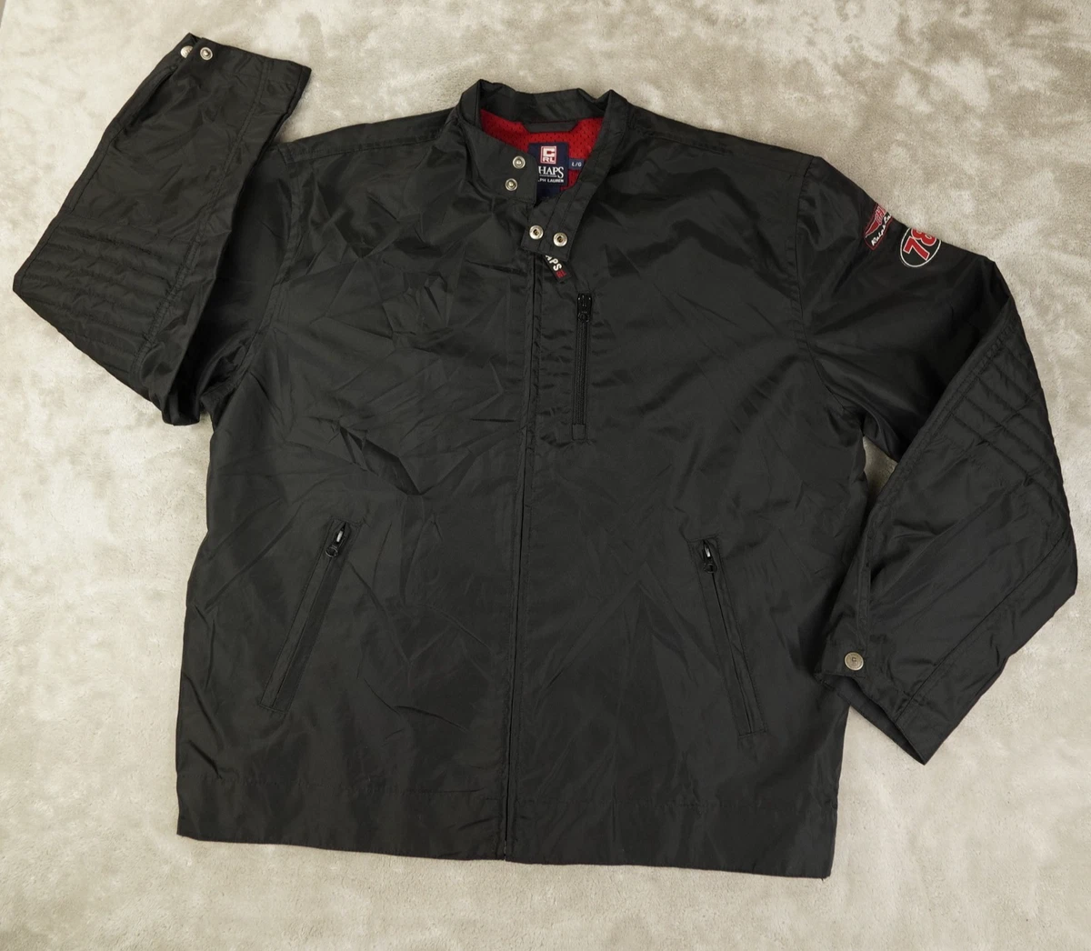 Chaps Black Coats, Jackets & Vests Nylon Outer Shell for Men for