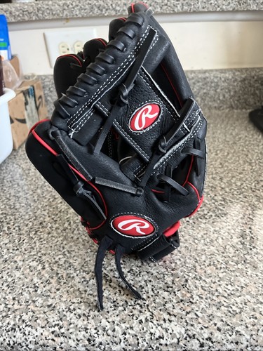Rawlings 11" Baseball Glove Francisco Lindor Black MPL110FL Right Hand Throw! - Picture 3 of 4