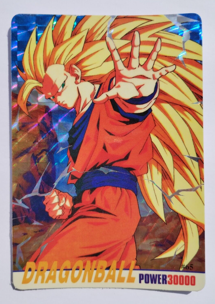 1999 DRAGON BALL Z Card #065 SON GOKU SSJ 3 VTG Foil | eBay