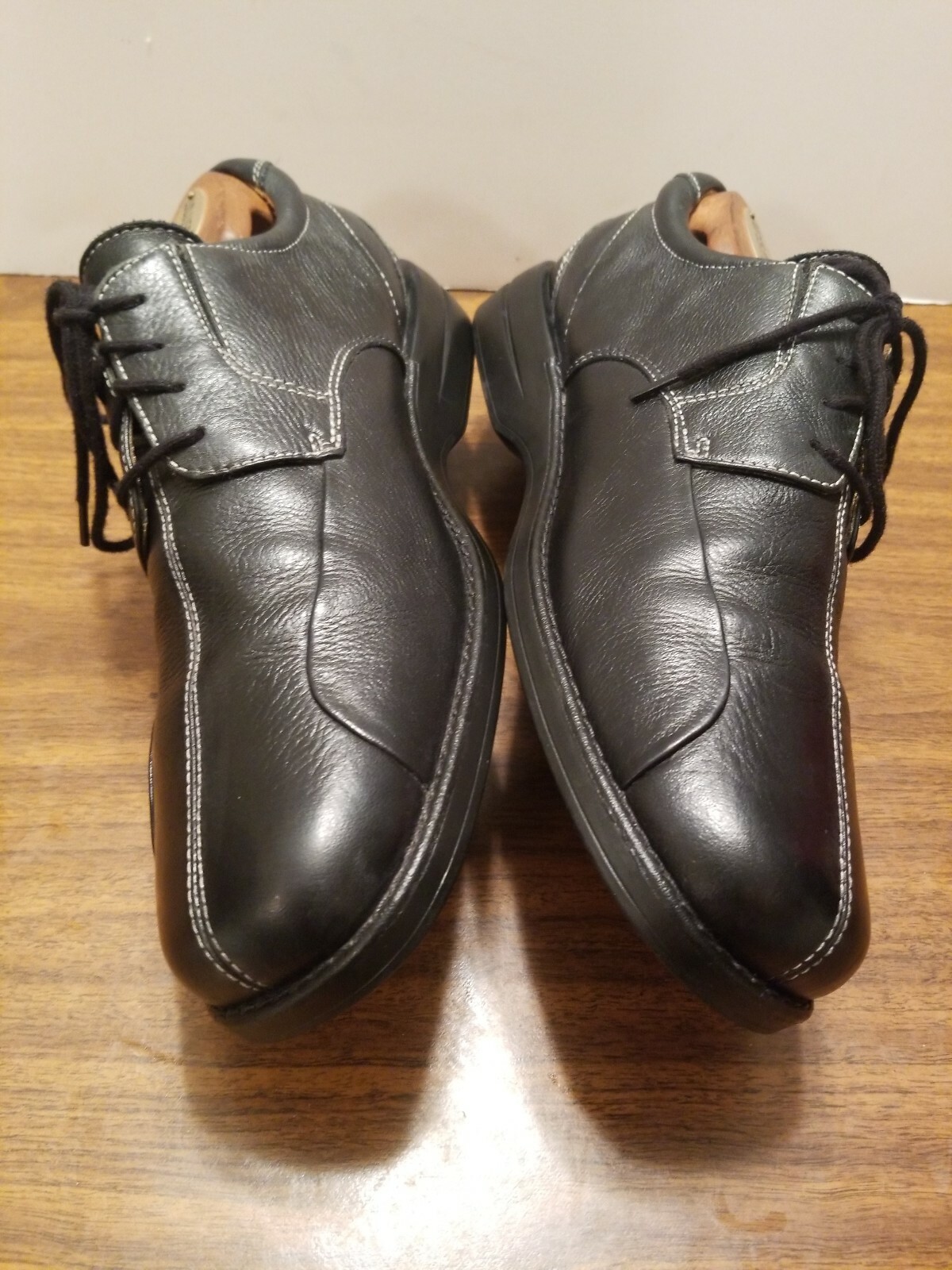 SAOLA DOCKERS TOMAIA IN PELLE STILE PRO SUOLA IN GOMMA 11 M NERO OXFORD