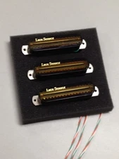 Lace Gold Sensor Clear Smoked Visionaries set for Strat, Signed by Jeff Lace