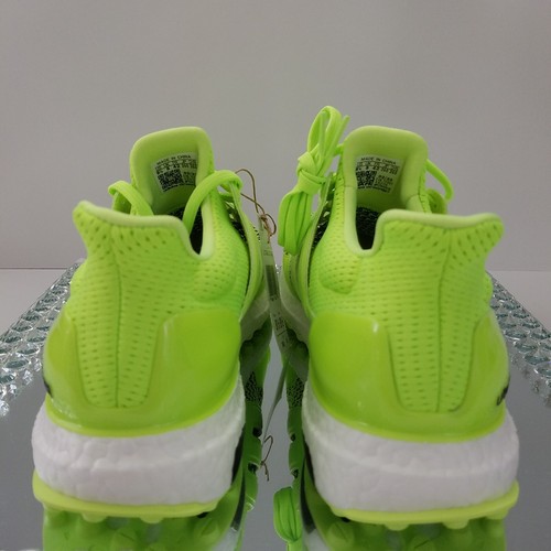 NEW Men's 8.5 Wmns 9.5 Adidas Ultraboost Spikeless Golf Shoes Neon Yellow IE2136 - Imagen 7 de 10