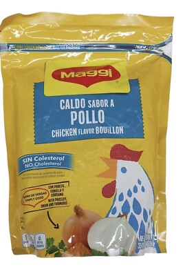 Maggi Granulated Chicken Flavor Bouillon, No Cholesterol, 35.2 Oz