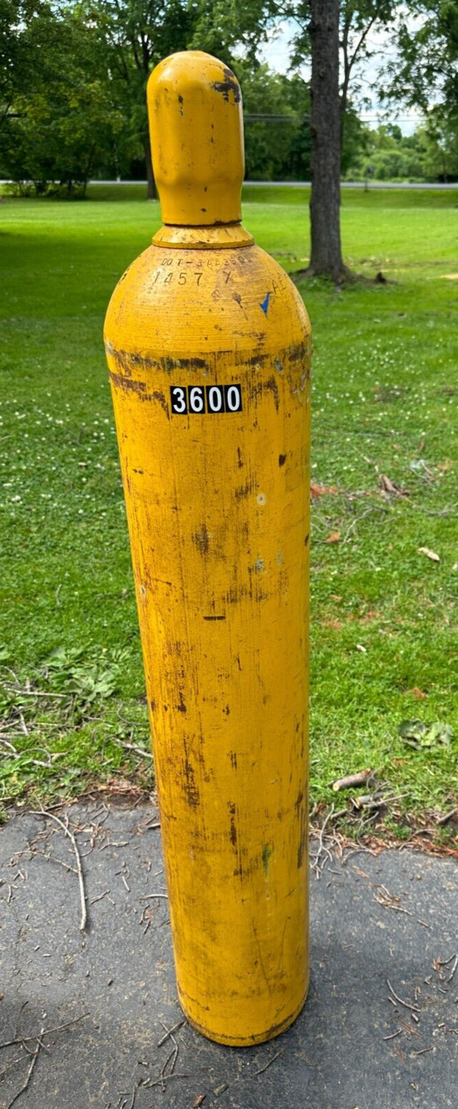 3,600 PSI Bulk Storage Tank DOT-3AA3600 2023 Hydro Tested!