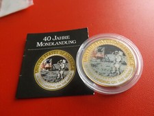 *USA Half Dollar 2009 BU/ Farbe/Vergoldet * 40 Jahre Mondlandung  (Schub93).