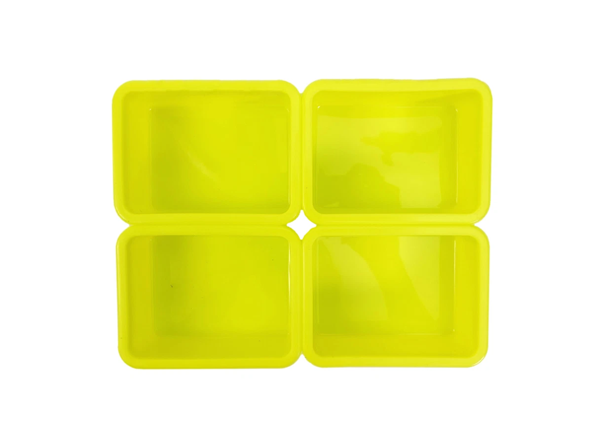 4 Stampi Per Sapone In Silicone 1200 Ml Con Scatole Di Legno – Set Fai Da Te Per Saponi E Torte, Viola - copertina