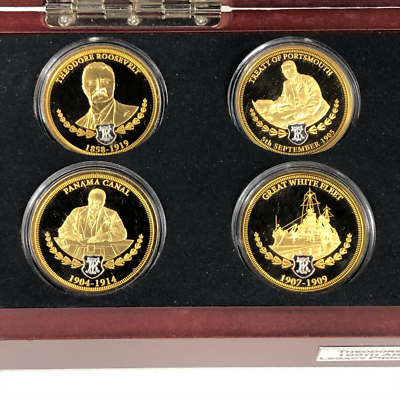 2019 Theodore Roosevelt 100th Anniversary 8 Gold Coin Proof Set w