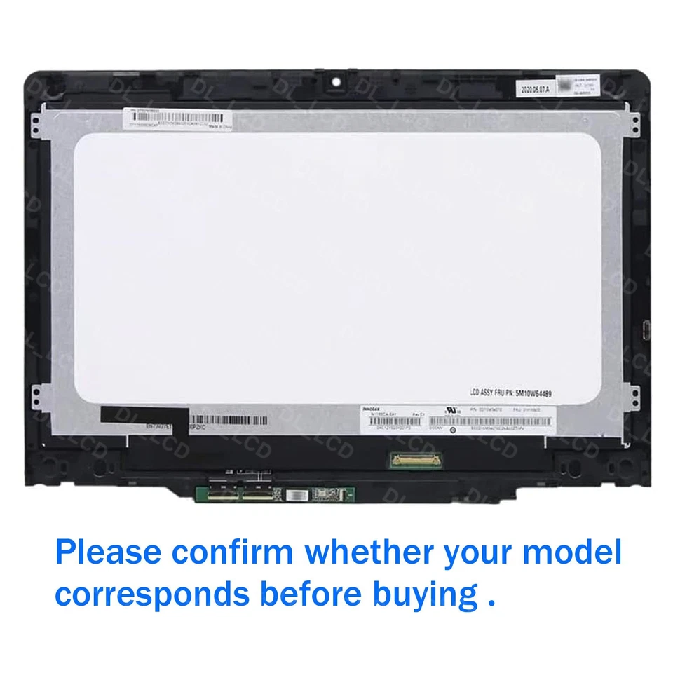 HD 11.6" for Lenovo ThinkPad Yoga 11e 6th Gen LCD Touch Screen w/ Bezel Display - Image 4 of 4