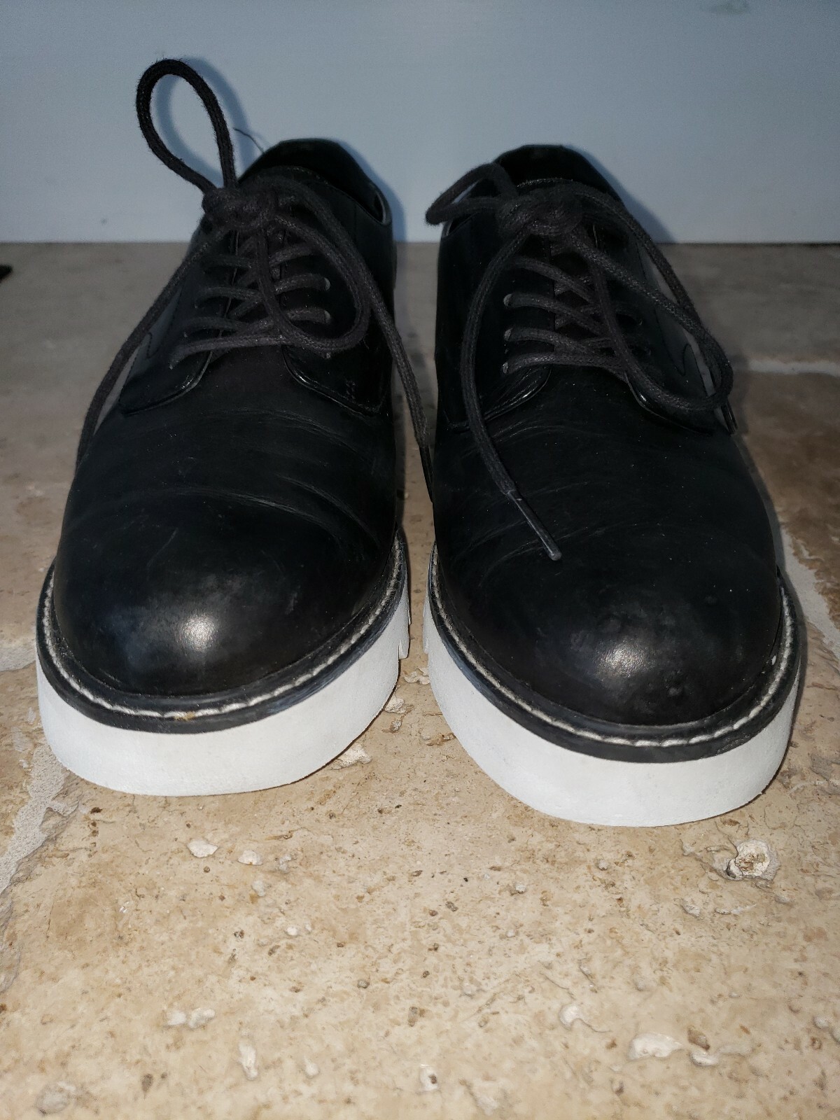SAOLA Oxford donna nere stringate Sole Society Kennedy taglia 7