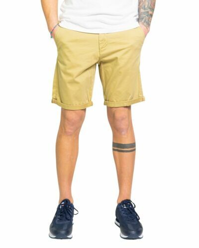 JACK &amp; JONES Bermuda Cargo Uomo - Cotone 100%, Loose Fit, Tasche Multiple, Colore Silver Cloud