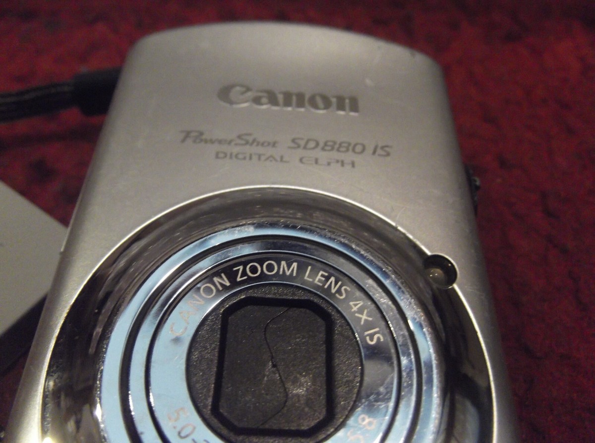 Canon PowerShot SD 880 IS 10.0MP 4x Digital Camera - Silver Canon PowerShot SD 880 IS 10.0MP 4x Digital Camera - Silver