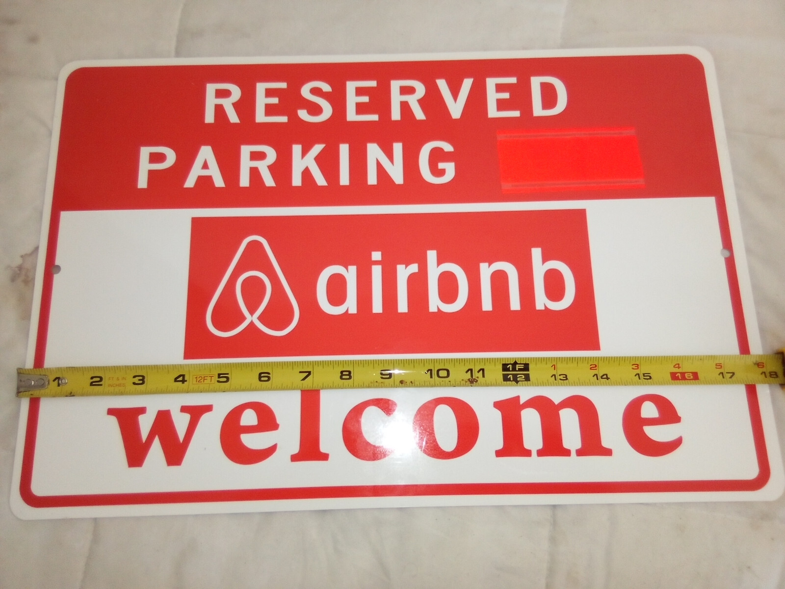 Airbnb Aluminum Weatherproof Sign 12x18 (New Other)