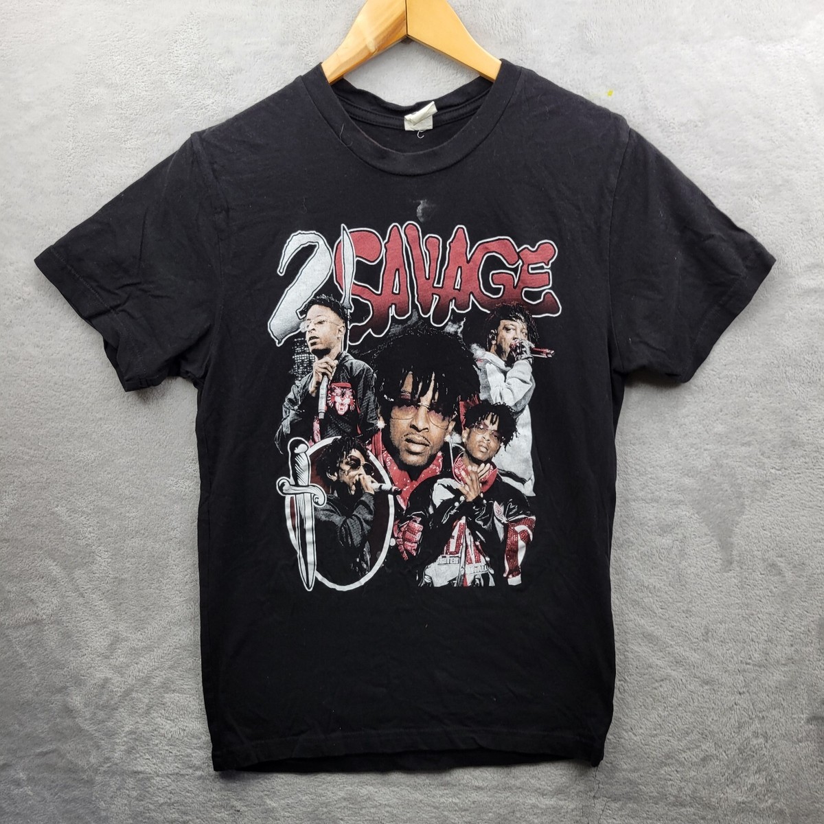 21 Savage Shirt Mens Small Concert Tour Merch HipHop Rap Rapper