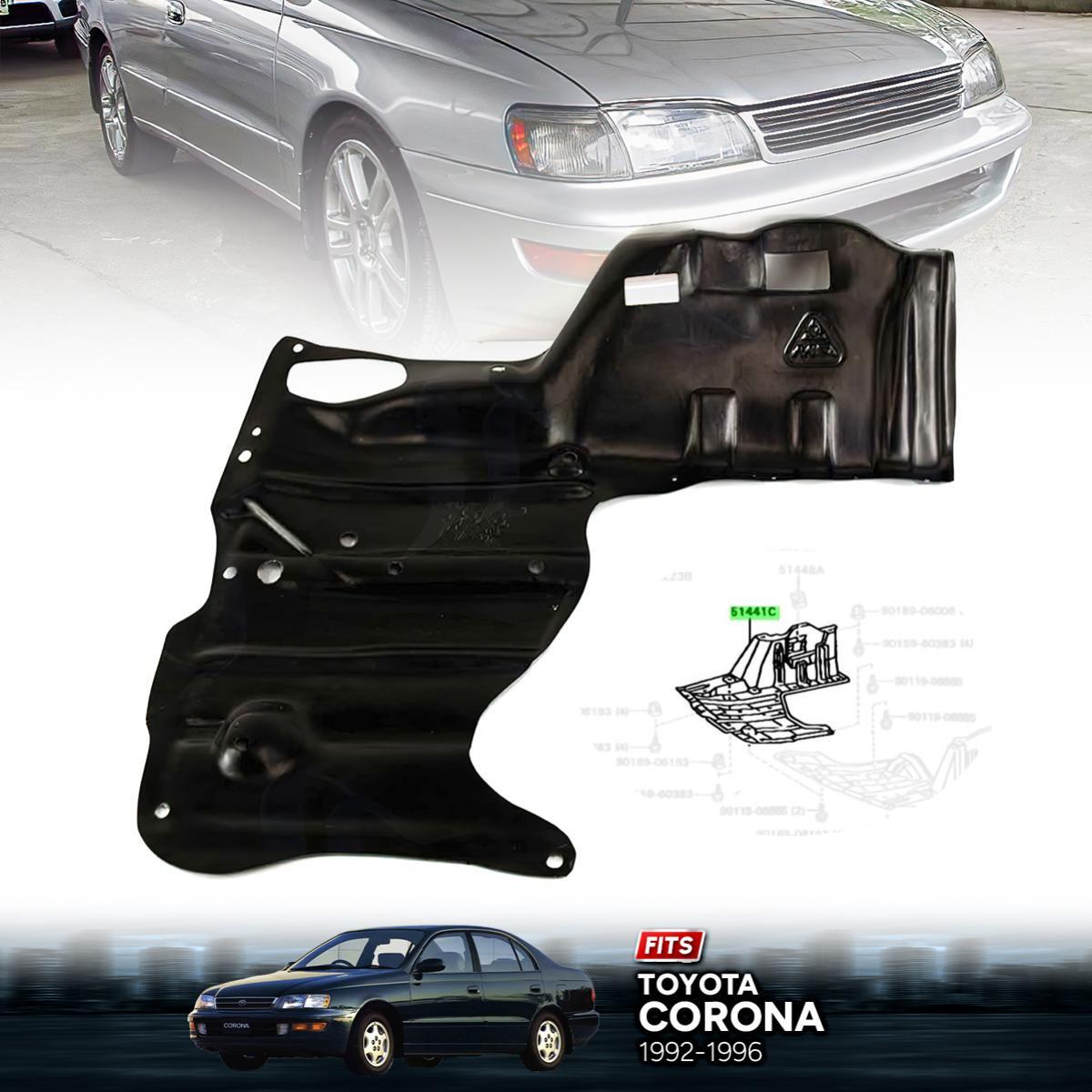 RH PLASTIC UNDER ENGINE COVER FOR TOYOTA CORONA AT190 ST190 1992