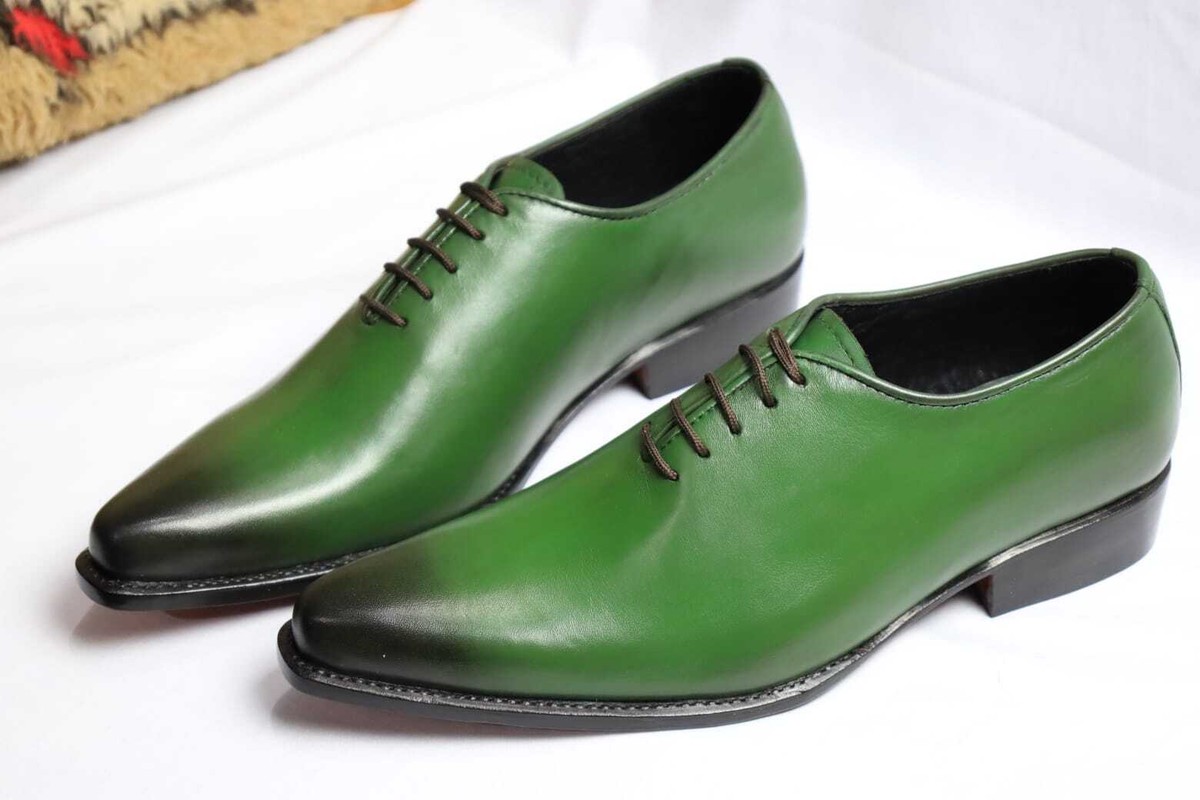 green and black dress shoes Handmade Men leather shoes, Men pointed toe lace up shoes, Men Color shoes size:12 - 18 months long sequin red dress Strapless Floral Appliqué Dress Ideal for the man