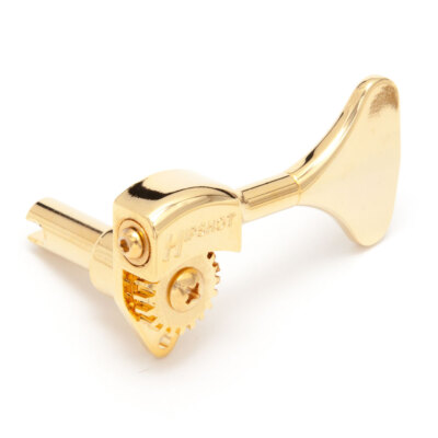 Hipshot HB6 lizenzierte LIC 1/2'' Ultralite Bass Tuner 4 In-Line Rechtshänder (Gol 