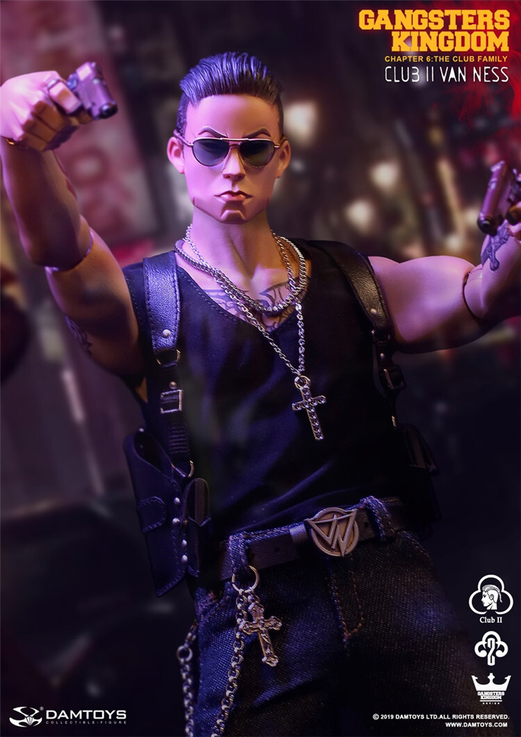 DAMTOYS 1/6 Gangsters Kingdom Club 2 Van Ness GK017 Action