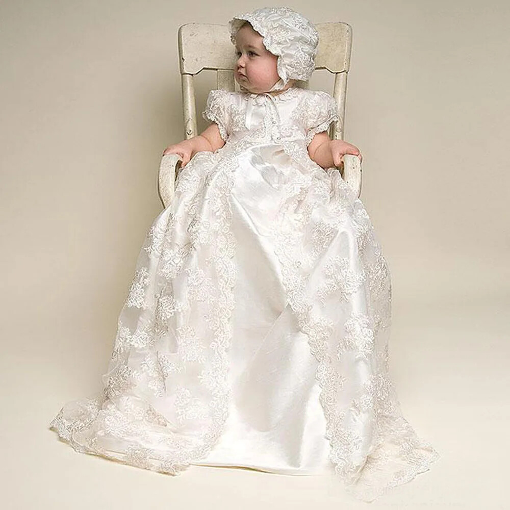 Baby Girl Dress 1st Year Birthday Party Wedding Gown Infant