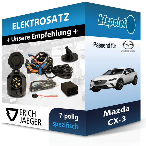 FüR Mazda CX-3 01.2015-Jetzt Jaeger E-Satz 7Polig Fahrzeugspezifisch Neu-image
