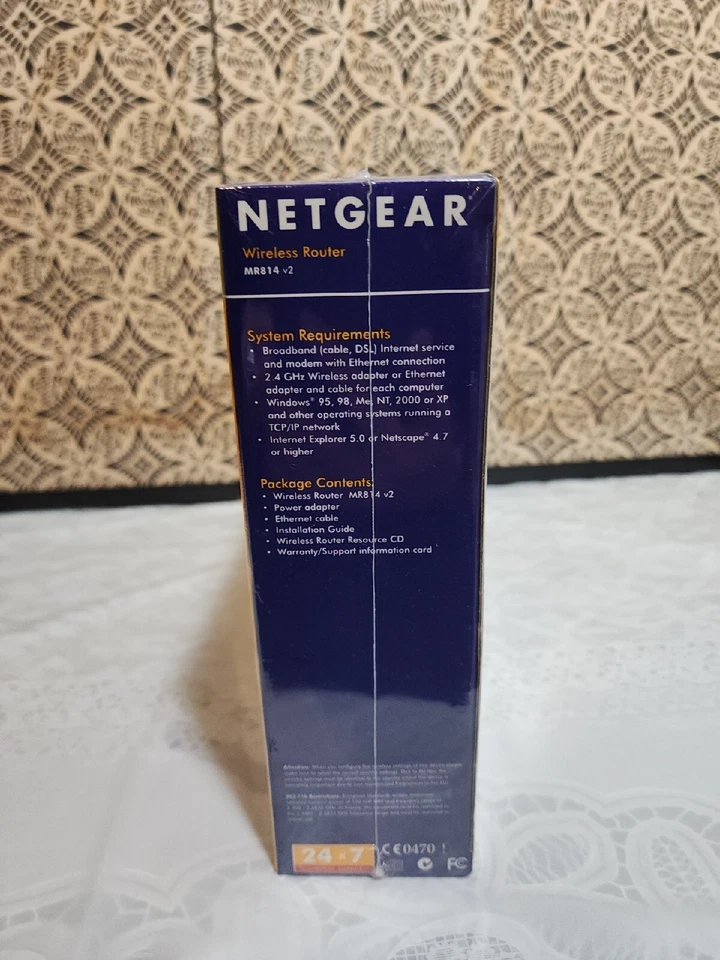 NETGEAR MR814 v2 Cable DSL Wireless Router 4 Ports 10/100 Mbps 2.4 GHz NISP - Image 4 of 4
