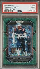 2022 PRIZM DEVIN McCOURTY GREEN SCOPE 64/75 PSA 9