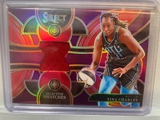 2024 Panini Select WNBA Tina Charles 2 Color Patch Selective Swatch Purple /49