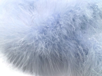 Light Blue Turkey Marabou Feathers Feathers 200 pc 2-4'' Glue Sew on Application 