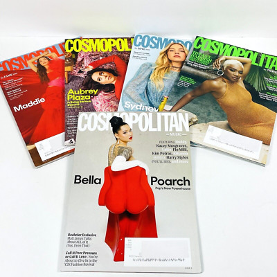 Cosmopolitan Magazine Lot Vol.271, No.1-5 Sydney, Bella, Maddie, Aubrey, Tiffany