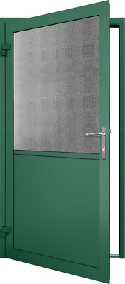 ALUMINIUM PERSONNEL DOOR SECURITY -GARAGE- COLOUR CHOICE WINDOW.