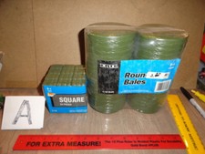 1/16  round bales of hay and small squares