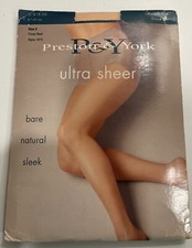 Vintage Pantyhose Rare Preston  York Ultra Sheer Color Coral Reef Size 5