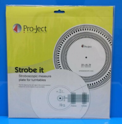 PRO-JECT Strobe it  Stroboskopplatte für Plattenspieler