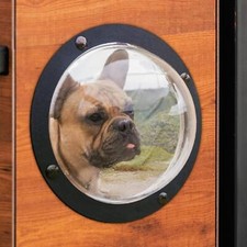 Dog Fence Window Cat House 12 inch View Dome for Playground Garden Outdoor