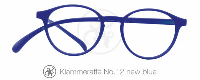 Klammeraffe Lesebrille Panto Horn Schwarz Blau Aqua alle  Farben Stärken SALE
