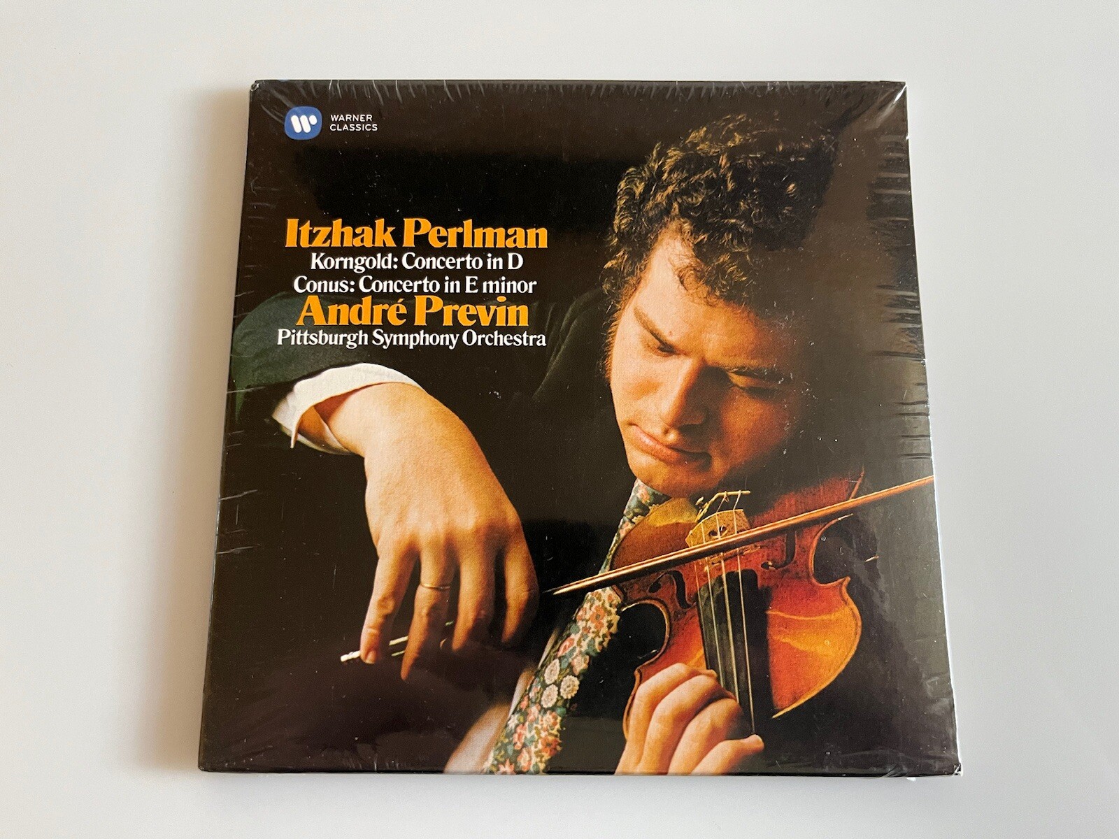 PSO / Andre Previn Itzhak Perlman - Korngold / Conus: Violin Concertos (CD) NEW
