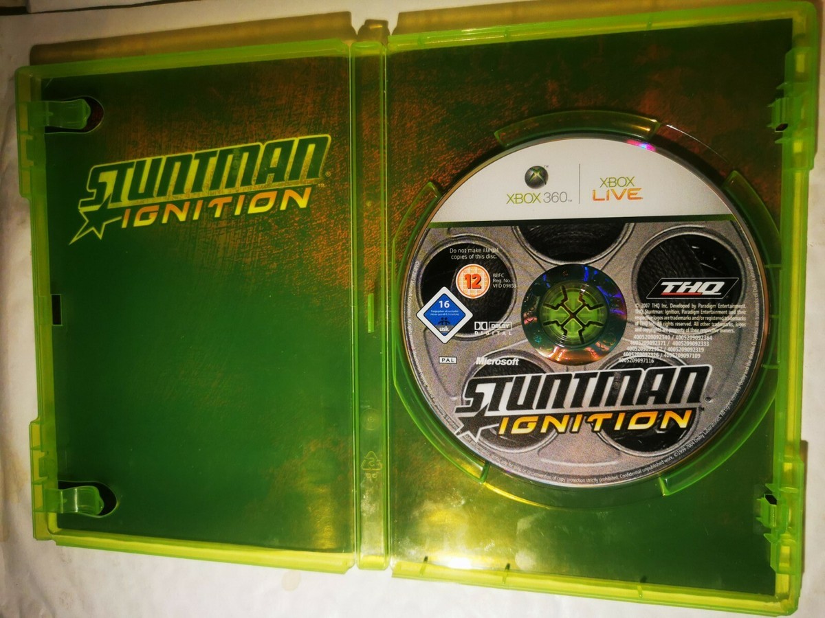 Jeu Stuntman: Ignition - Version Promotionnelle Xbox 360 PAL - Très Bon état - Course Et Cascades