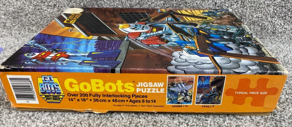 Vintage Golden TONKA GoBots 1985 200pc JIGSAW PUZZLE CY-KILL Complete - Image 4 of 4